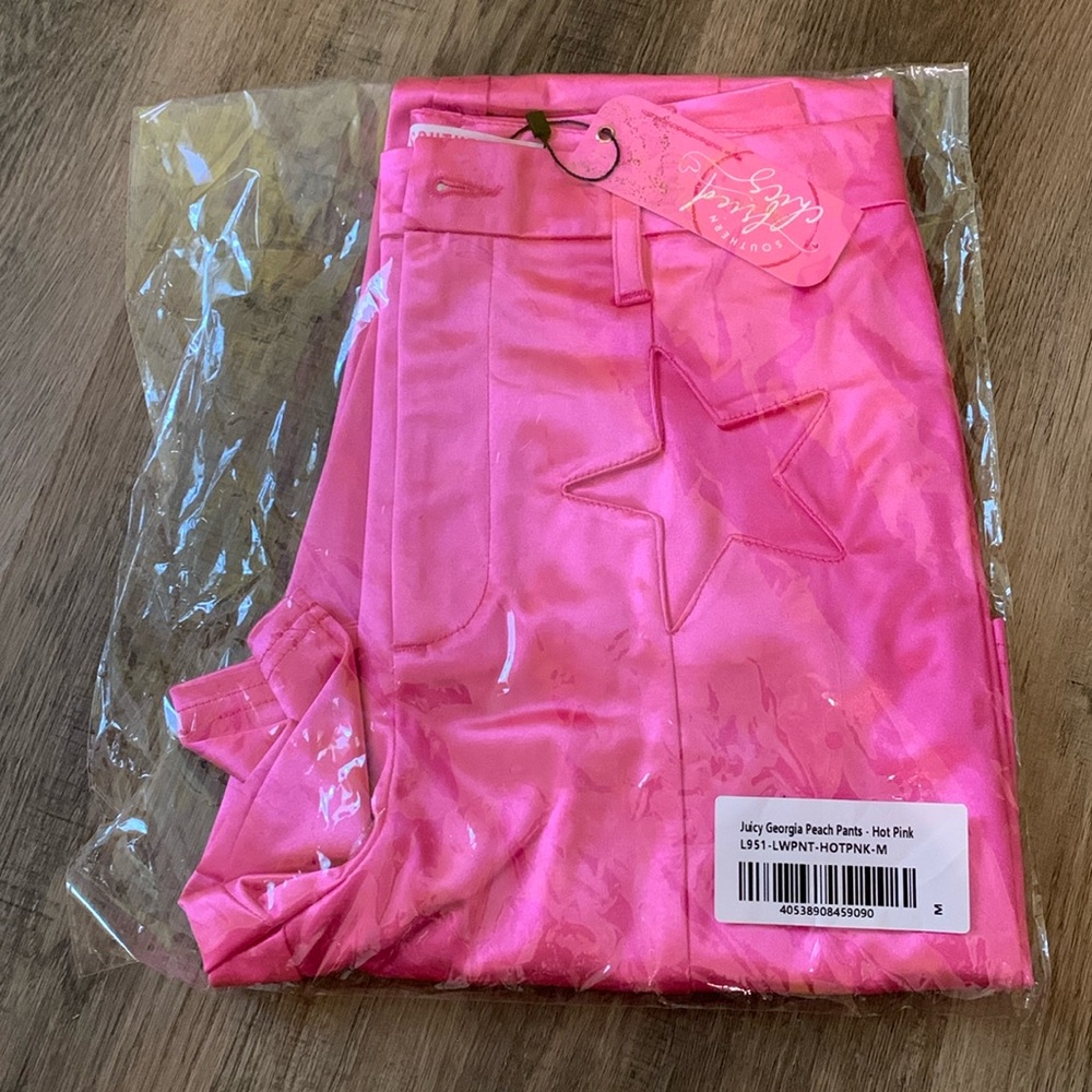 Juicy Georgia Peach pants in pink size medium from Southern Fried Chics